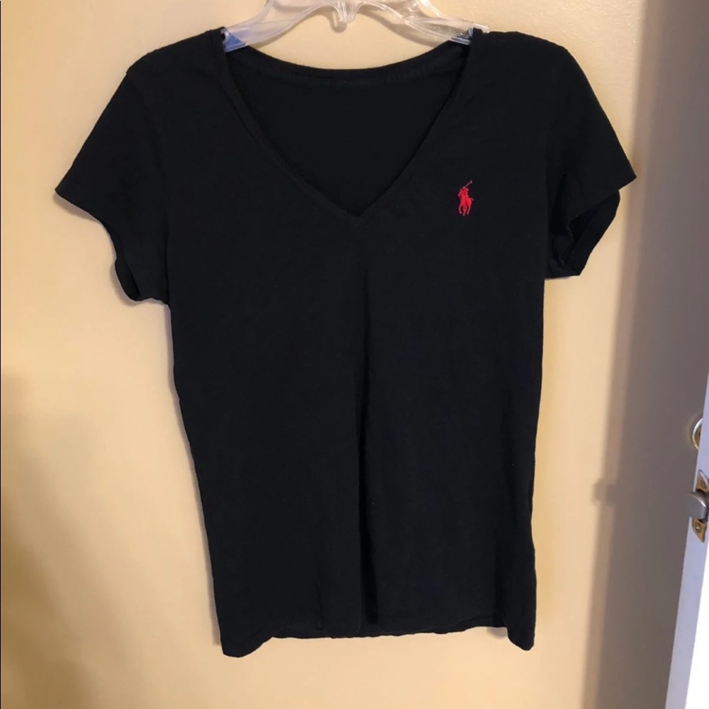 polo vneck tee